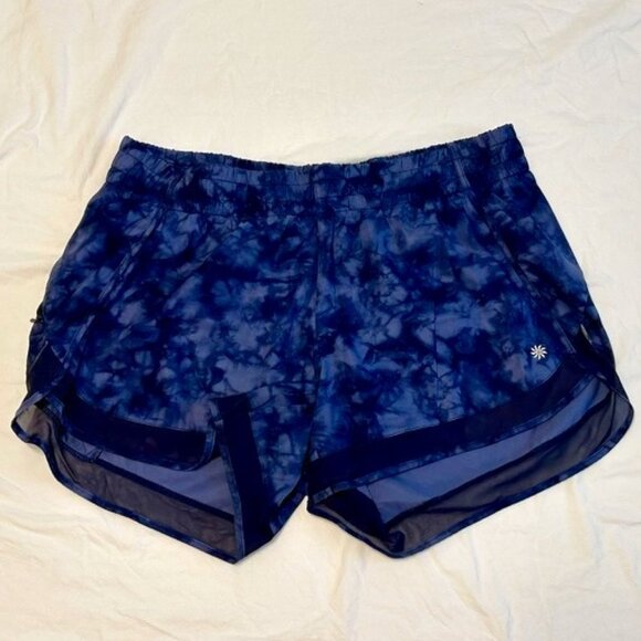 Athleta Mesh Racer Run Shorts - Picture 1 of 7